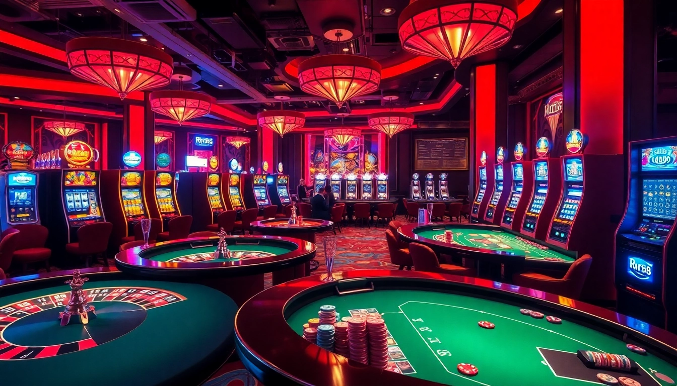 Exciting poker action at a luxurious casino featuring rr88 gratis elements.