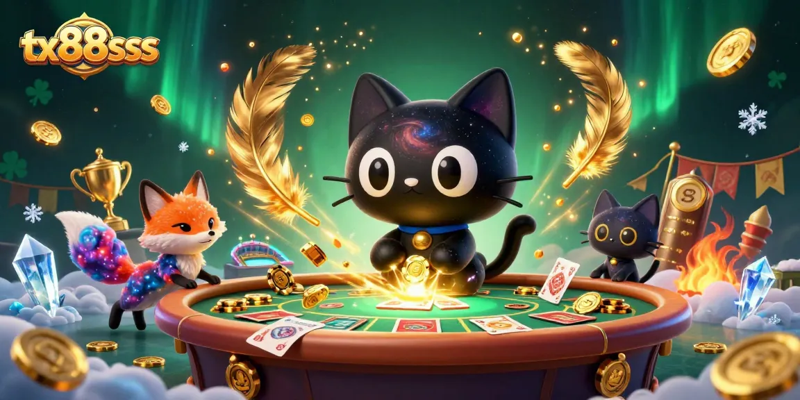 Experience exciting bets with tx88sss at a cosmic casino featuring vibrant 3D illustrations.