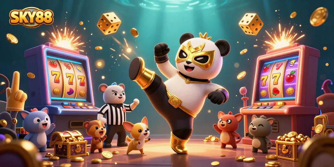 Experience thrilling gameplay with SKY88's engaging slots and vibrant gaming atmosphere.