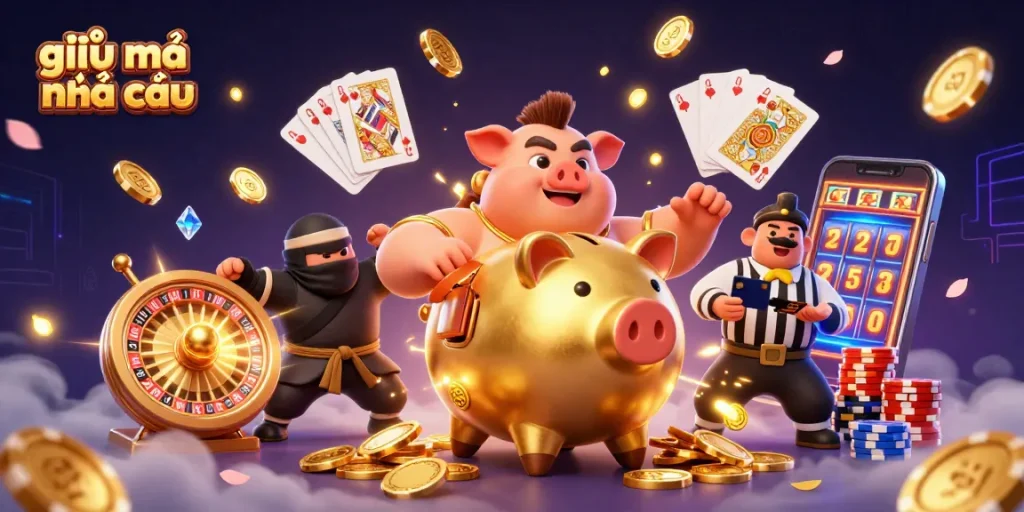 Engage in giải mã nhà cái with expert insights, showcasing dynamic casino elements and thrilling action.